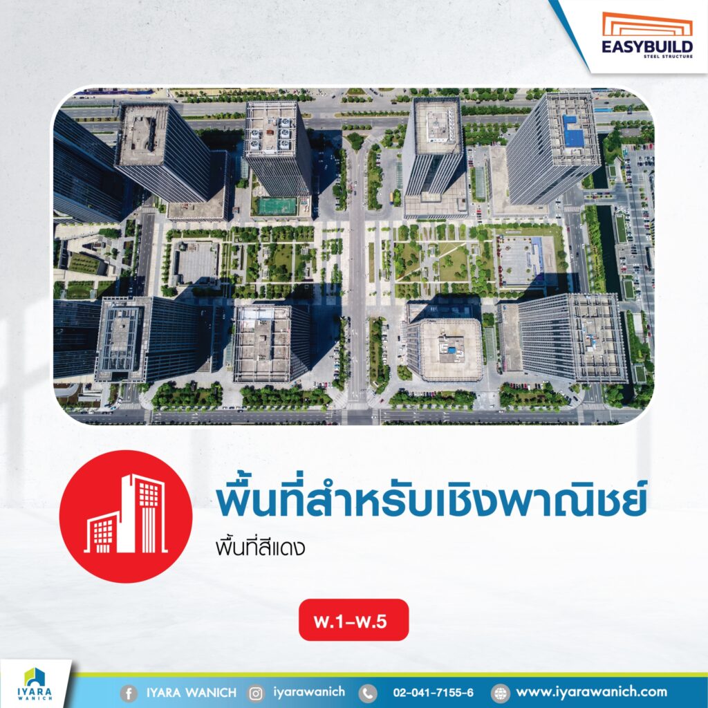 พื้นที่สีแดง สำหรับเชิงพาณิชย์