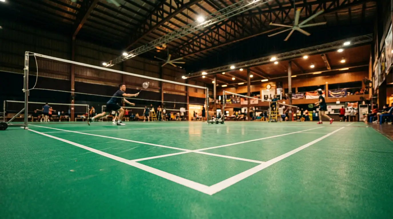 PU Flooring Badminton Iyarawanich