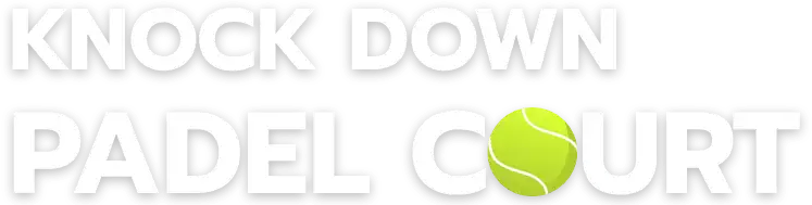 Knock Down Padel Court Text